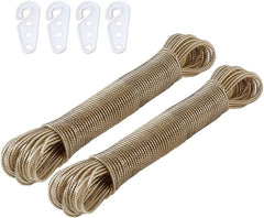 20m Heavy Duty Laundry Rope | PVC Coated Metal Core Clothesline for Wet & Dry Use