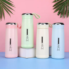 Glass Water Bottle with Plastic Cover & Lid | Durable, Eco-Friendly, and Stylish Bottle for Travel, Office, and Gym Use