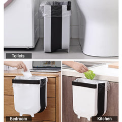 Foldable Kitchen Dust Bin | Portable & Space-Saving Trash Can for Home | Easy to Store and Durable