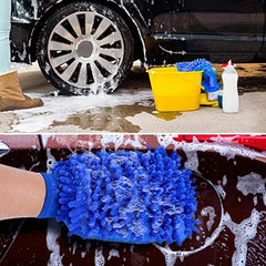 Single Microfiber Cleaning Duster Glove | Handheld Dust Cleaning Glove for Car, Home, and Office | Reusable Microfiber Dusting Mitt | Soft Dust Cleaner Glove