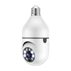 WiFi Panorama Light Bulb Security Camera | Smart 360° View Surveillance with Mobile App, Night Vision, Motion Detection