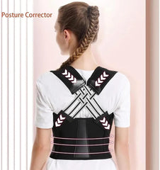 Adjustable Back Posture Belt | Unisex Back Straightener & Posture Corrector for Office, Home, and Gym