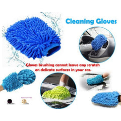 Single Microfiber Cleaning Duster Glove | Handheld Dust Cleaning Glove for Car, Home, and Office | Reusable Microfiber Dusting Mitt | Soft Dust Cleaner Glove